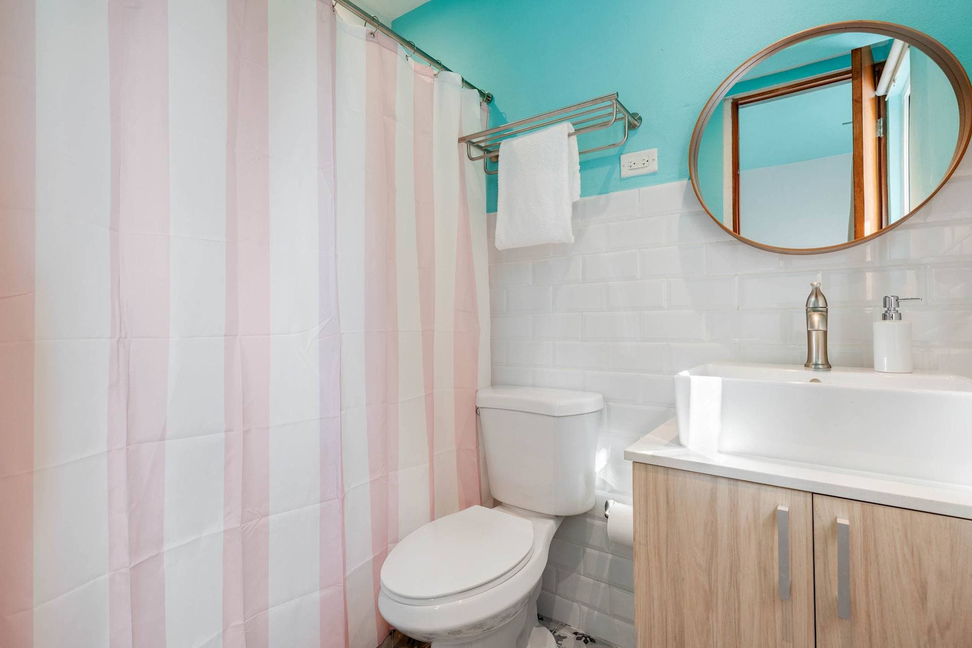 Second full bathroom with walk-in shower
