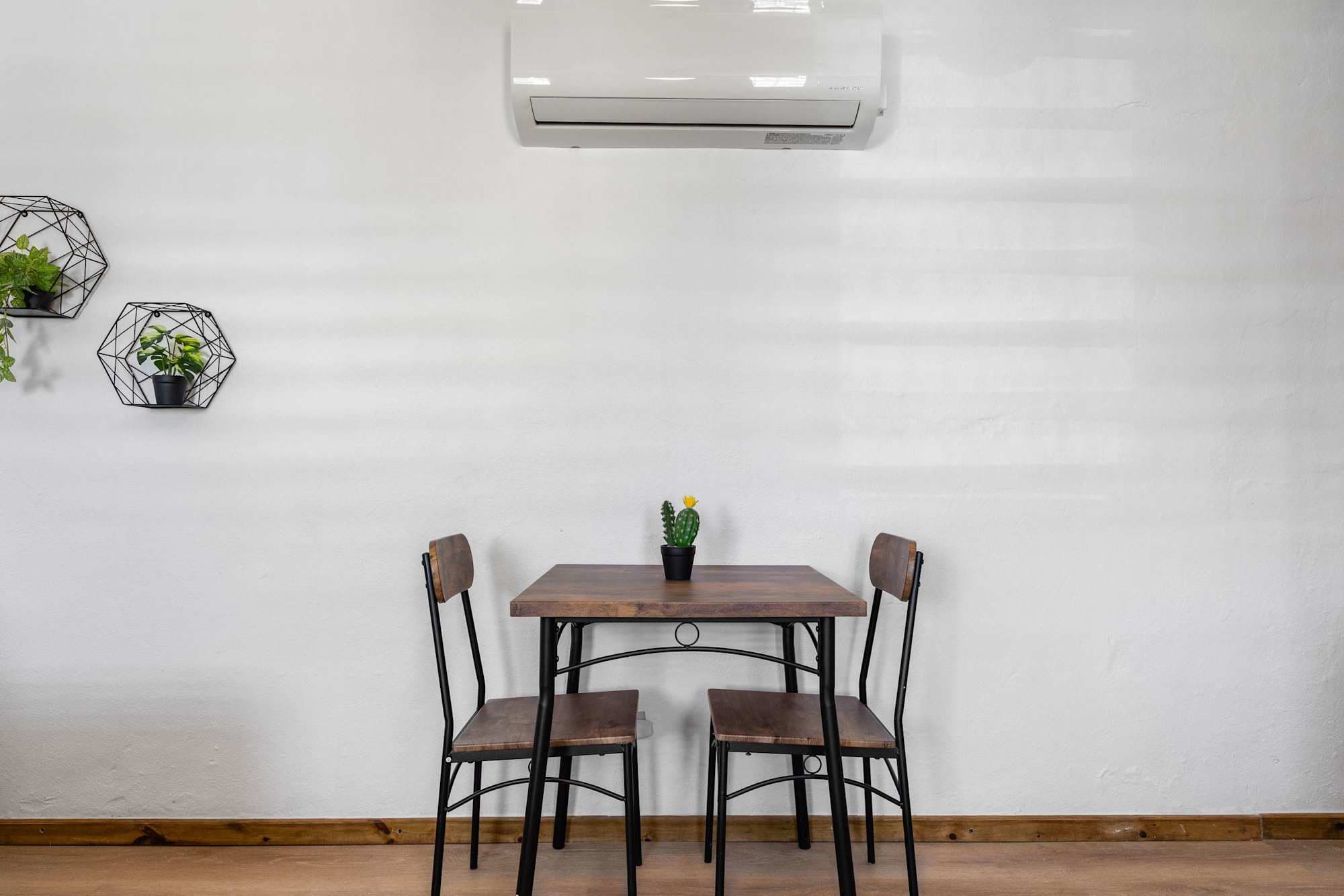 Dining table that doubles as a workspace