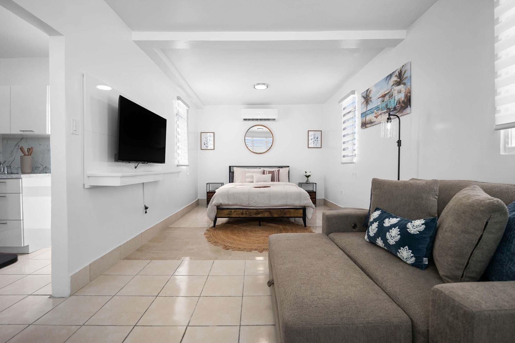 Open-concept modern living